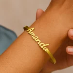 Personalized Name Cuff Bracelet