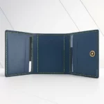 3-Fold Blue Custom Name Wallet
