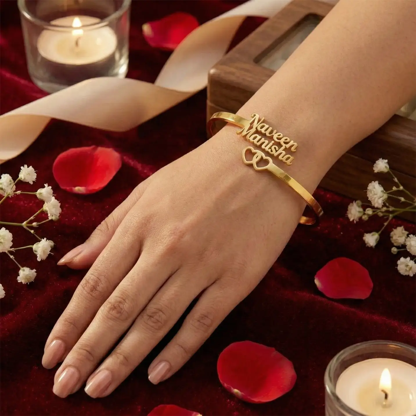 Double Heart Couple Kada (1)